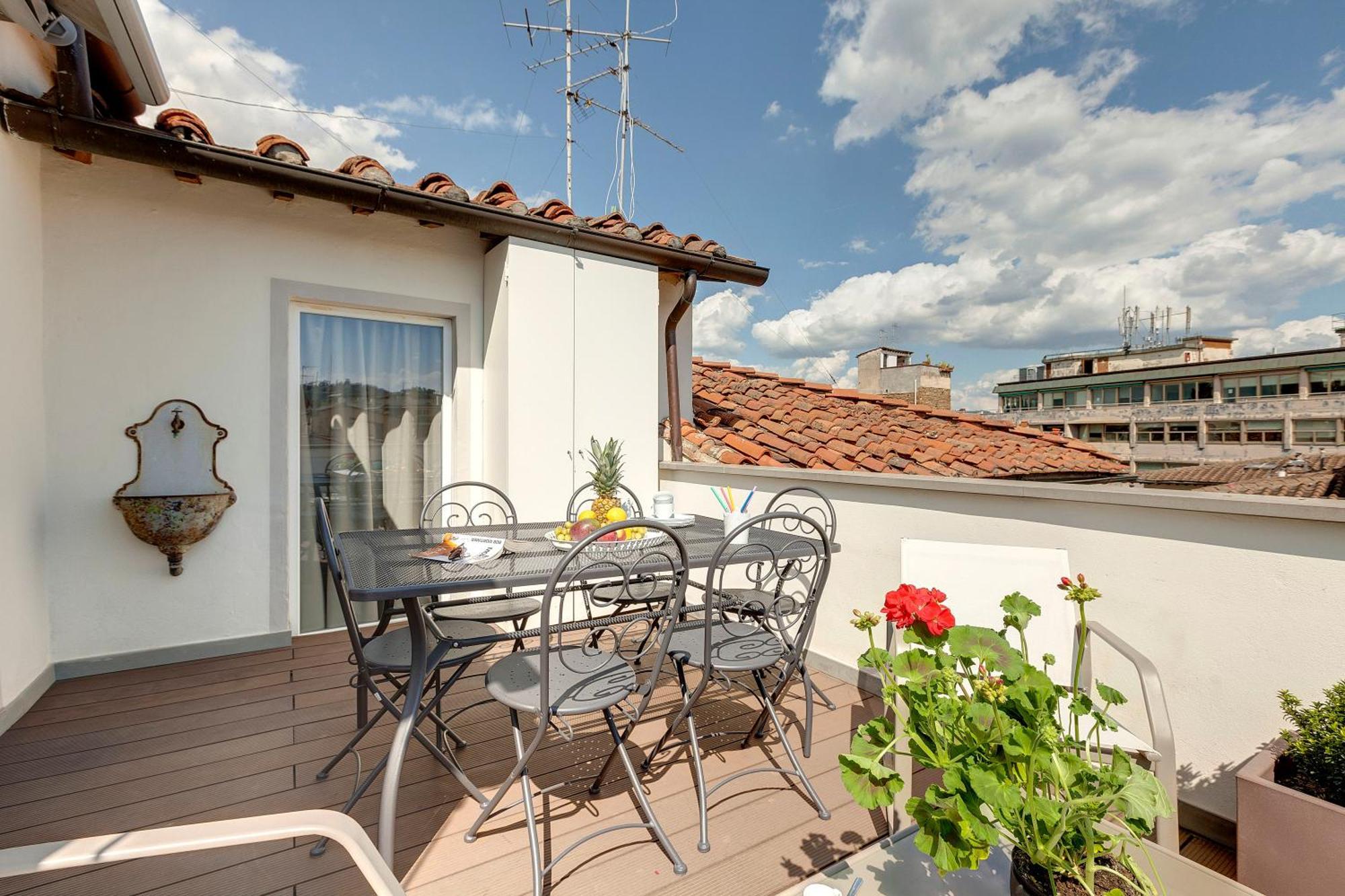 Ferienwohnung Badesse Terrace Florenz Exterior foto